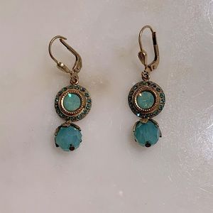 Blue Ruby earrings
